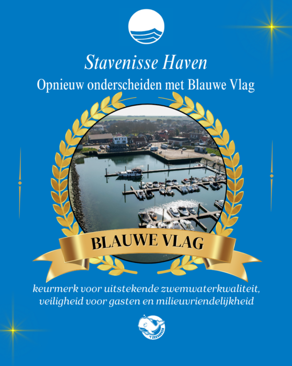 Afbeelding bij het nieuwsbericht: Blauwe Vlag opnieuw toegekend aan de haven van Stavenisse