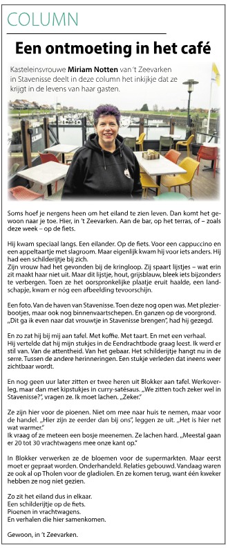 Afbeelding bij het nieuwsbericht: Een ontmoeting in het Café