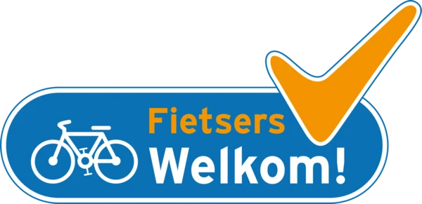 Logo van Fietsers Welkom!, het kwaliteitslabel voor fietsvriendelijke horeca